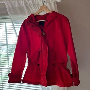 Coach Spring Jacket - Size Small - Red - Cinch Waist